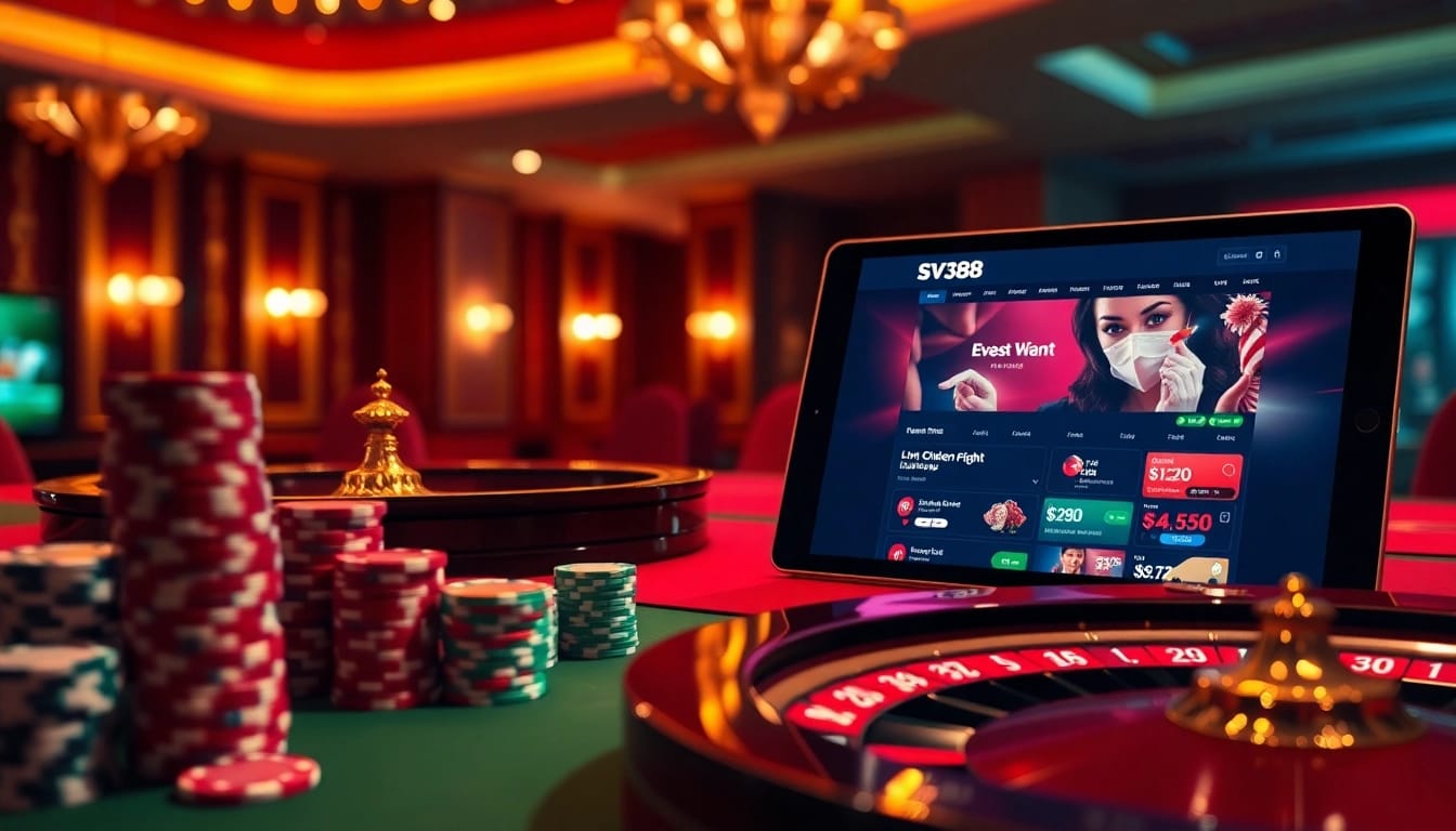 Experience live betting thrills at https://sv388win.live with engaging casino visuals.