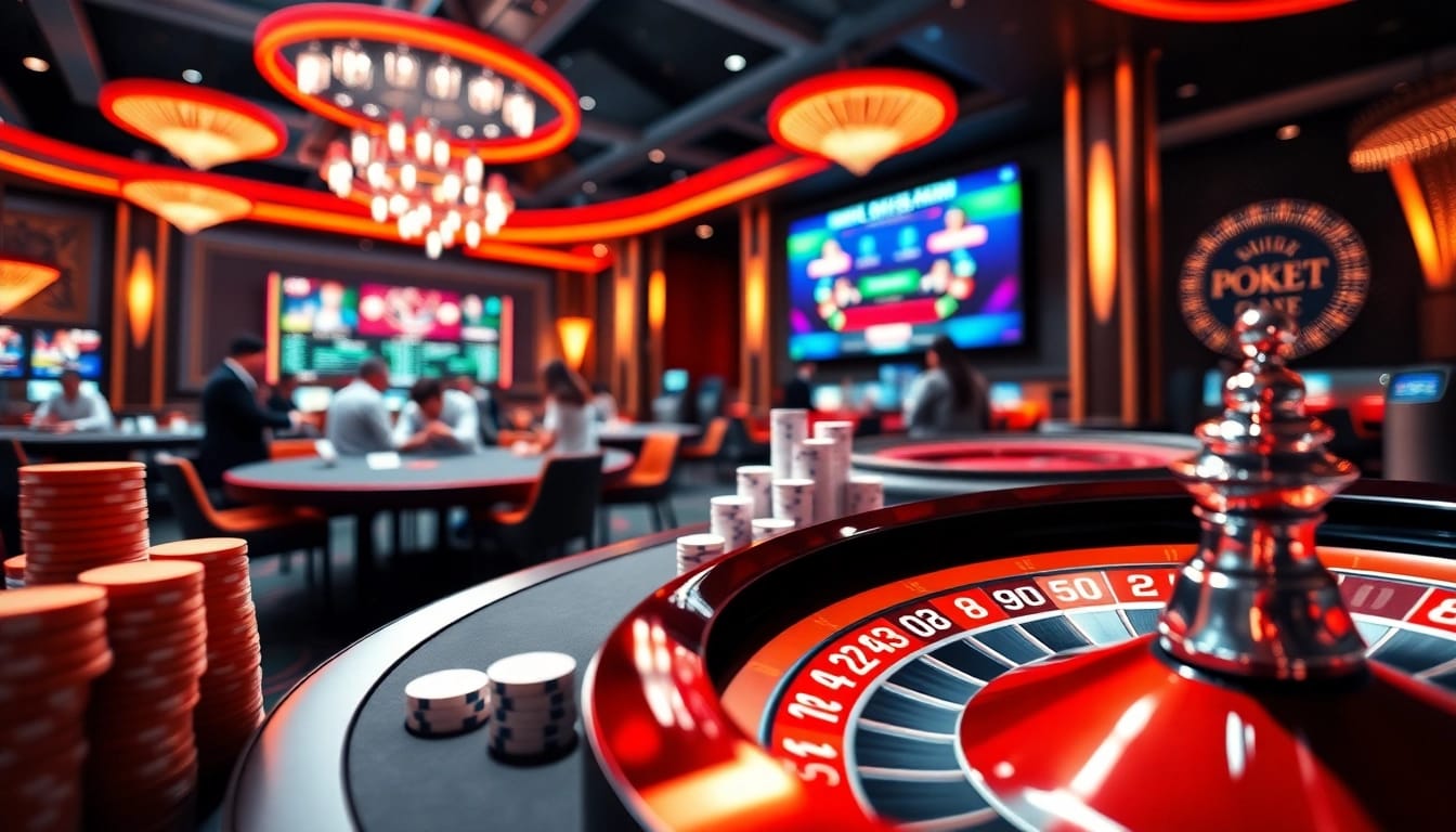 Engaging gameplay at เว็บ soibet showcasing live casino excitement with poker and roulette.