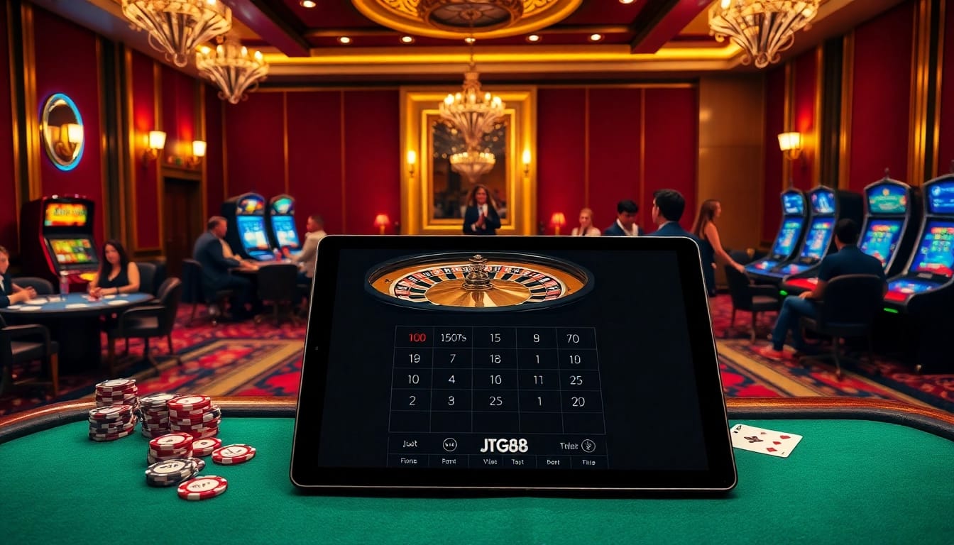 Experience the excitement of winning at https://jtg88.com/ with a luxurious casino ambiance.
