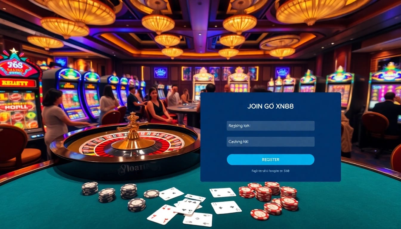 Experience thrilling gambling action with đăng ký xn88 and vibrant casino visuals.