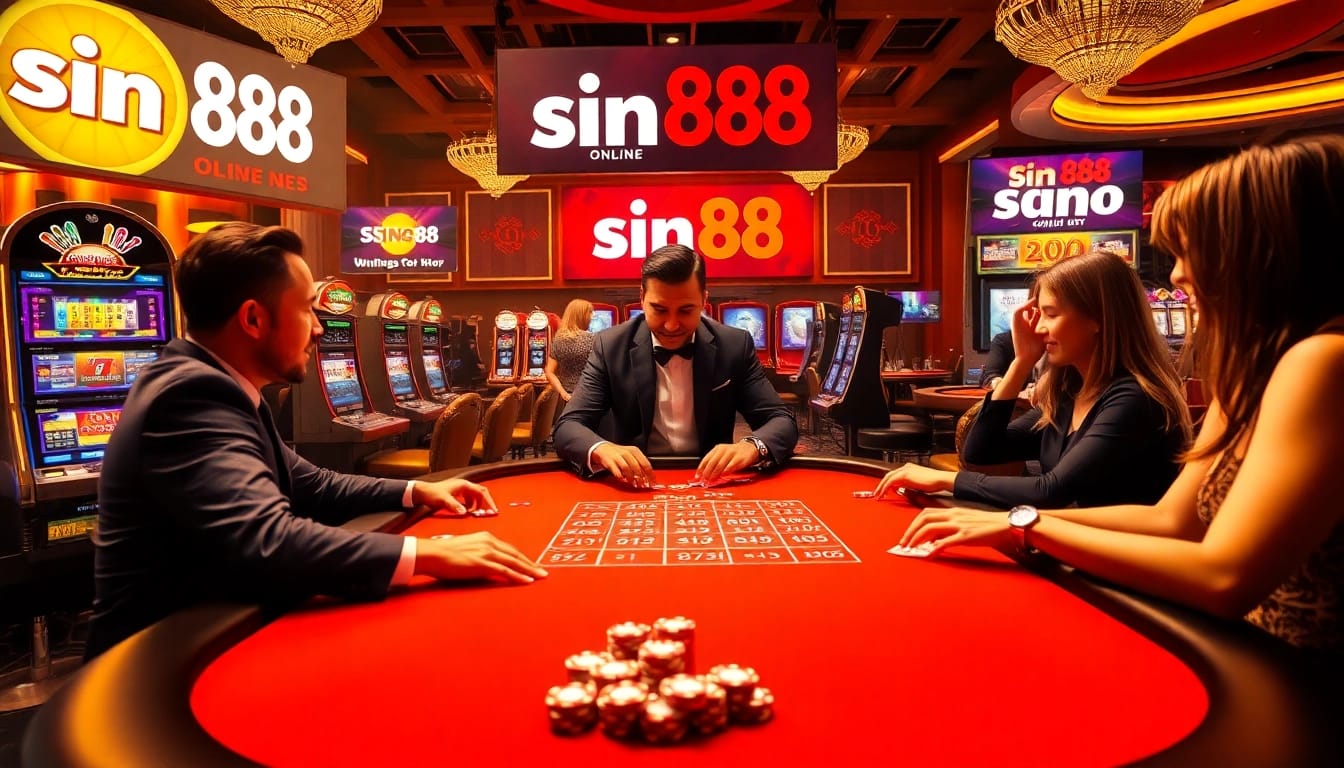 Experience high-stakes excitement at sin88 with thrilling poker games and casino tables.
