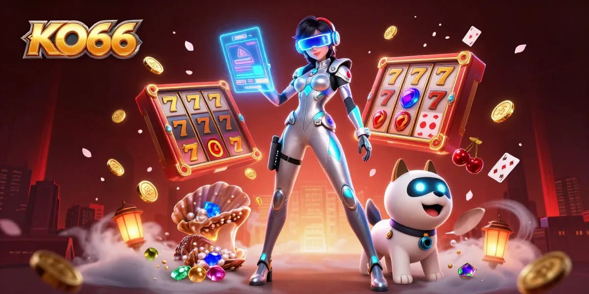 Engage in thrilling spins at KO66, where vibrant slot reels bring excitement to life.