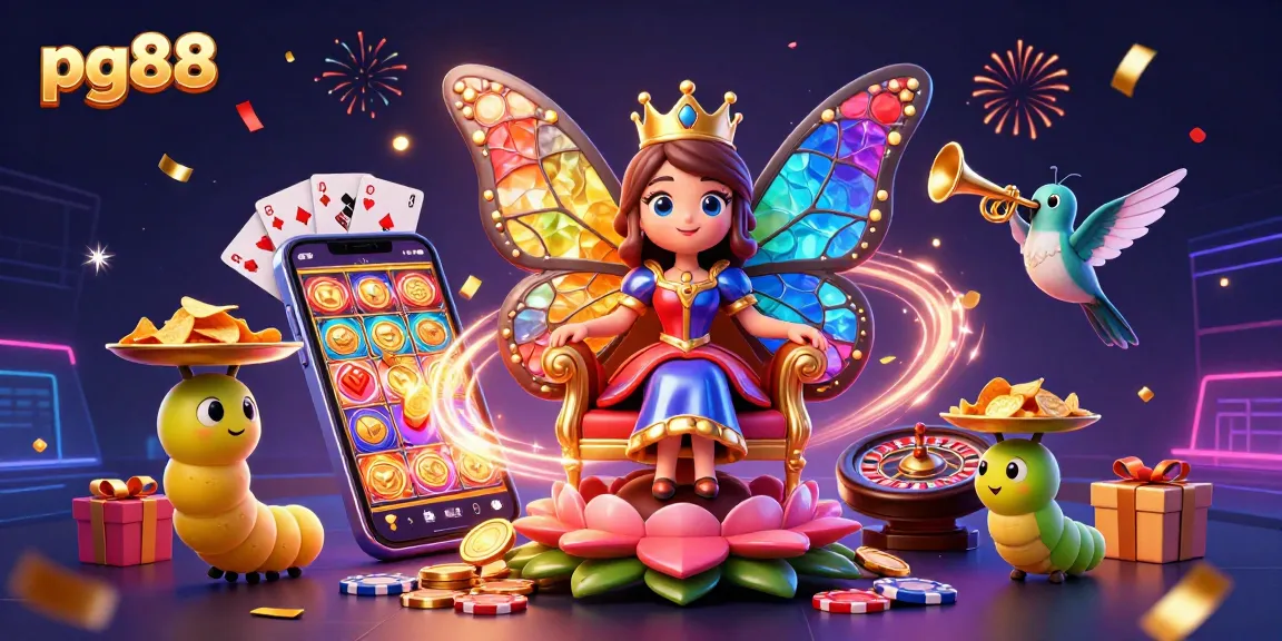 Play alongside the butterfly queen at pg88 for thrilling slot game adventures and exciting jackpots.