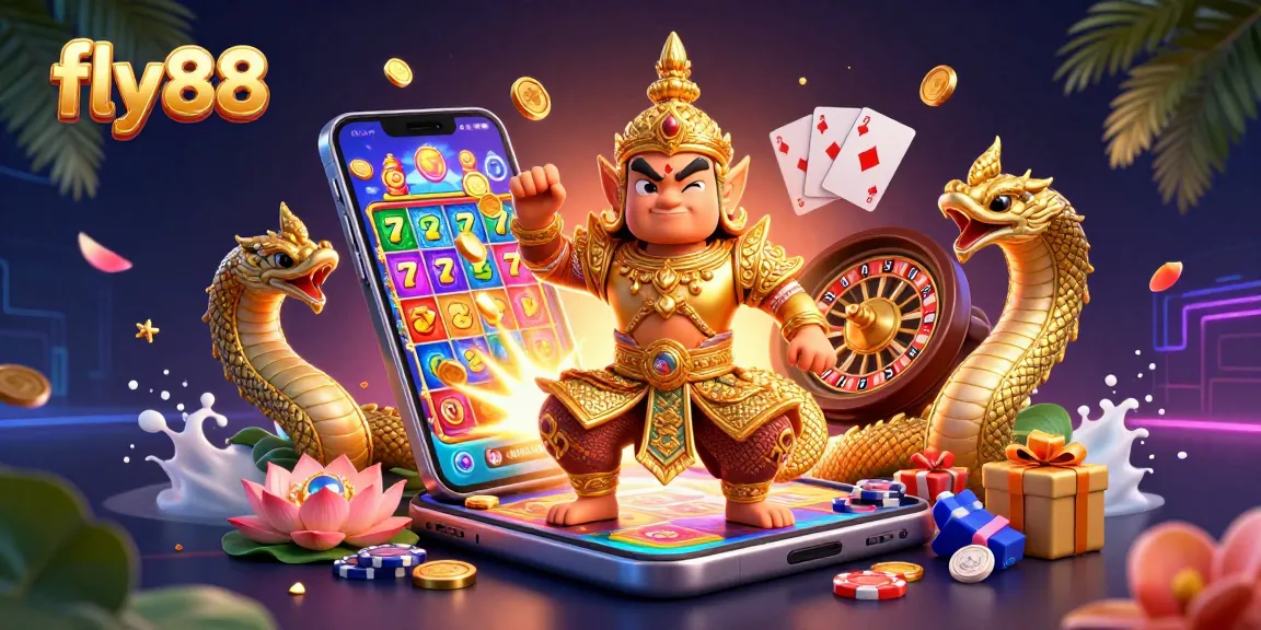 Spin and win at fly88 with slot game excitement and vibrant casino elements in 3D!
