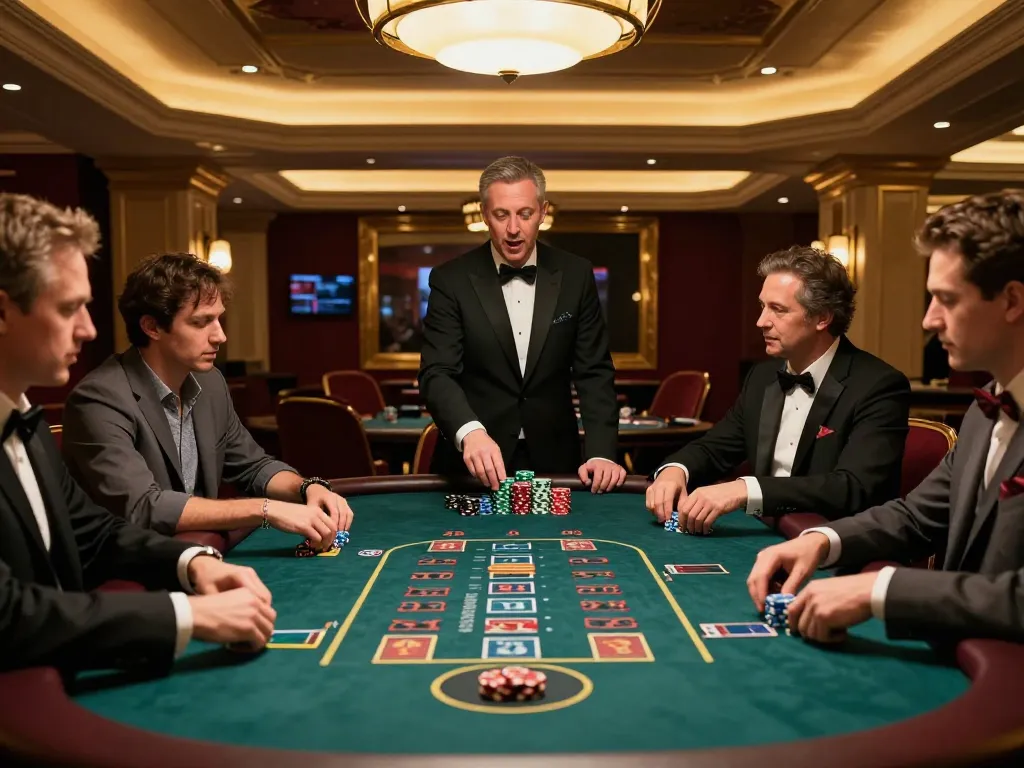 Engaged players at a C168 blackjack table, showcasing strategic gameplay and high stakes excitement.