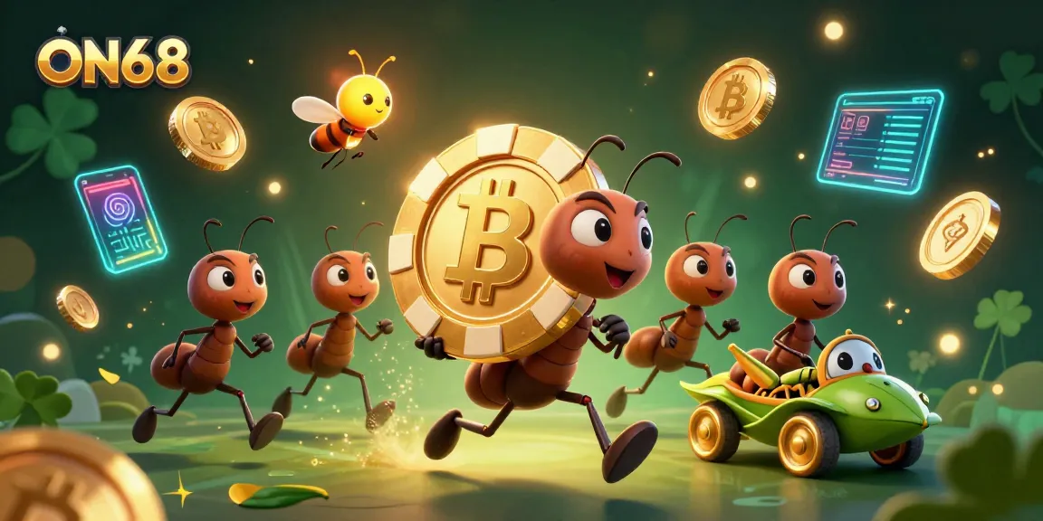 Experience thrilling action at ON68 with animated characters engaged in an epic casino heist.