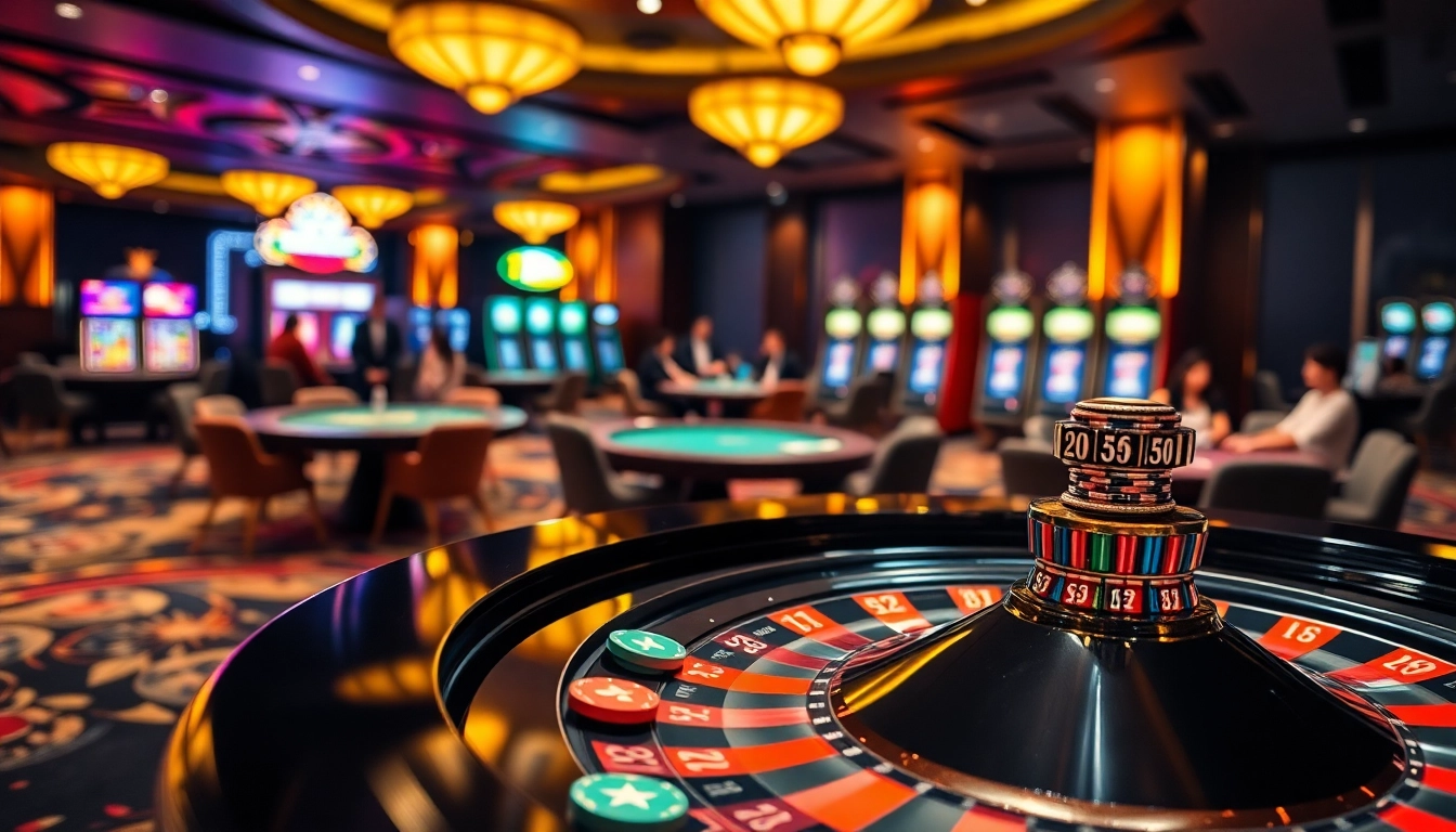 Experience the thrill of tg 88 at a vibrant casino with colorful chips and roulette.