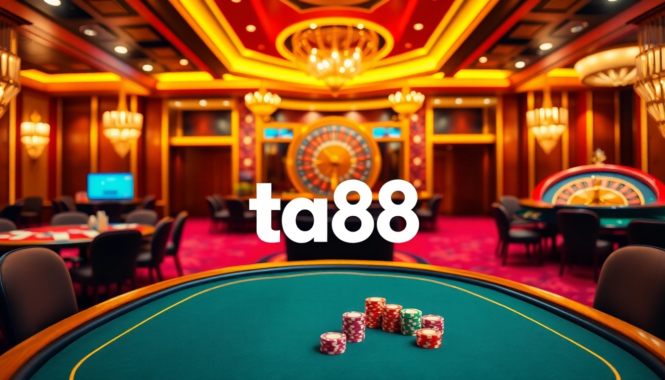 Experience exhilarating gameplay at ta88 with vibrant casino action and thrilling betting moments.