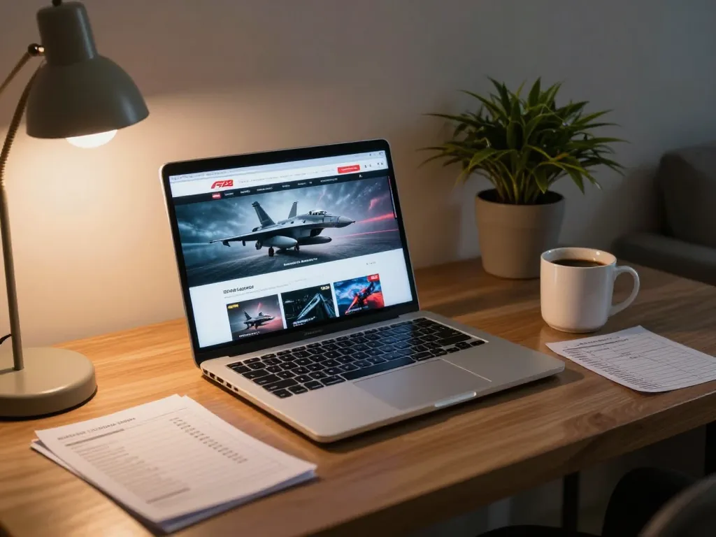 Engaging with the F168 platform from a comfortable home gaming setup with a laptop and betting notes.