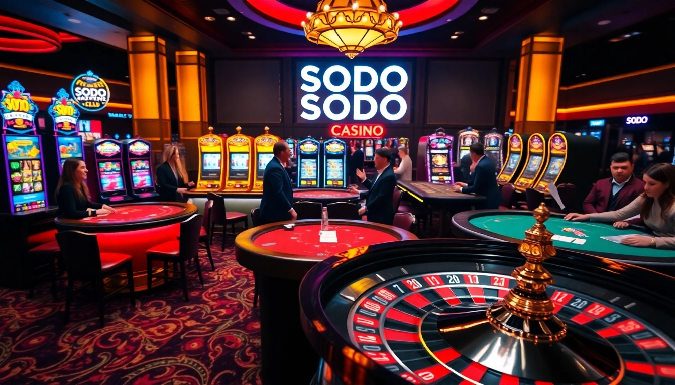 Experience the excitement of SODO CASINO with vibrant games and exhilarating betting action.