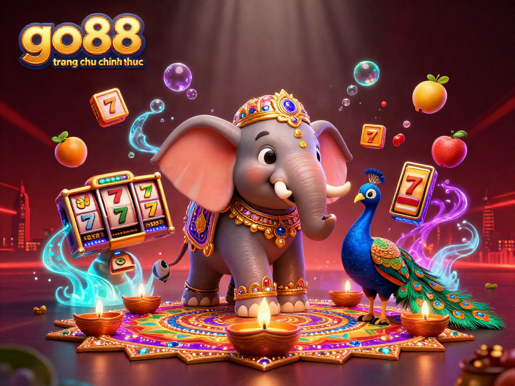 Experience thrilling gameplay at go88 trang chu chinh thuc with vibrant casino elements and dynamic 3D artwork.