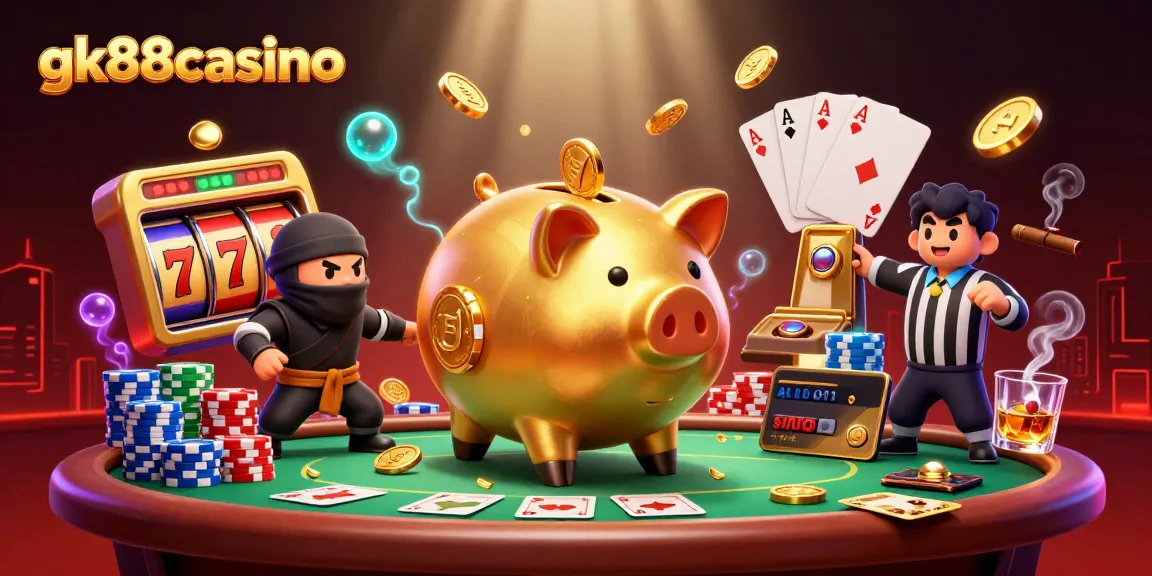 Experience thrilling gameplay at gk88casino with vibrant characters and dynamic gambling elements.
