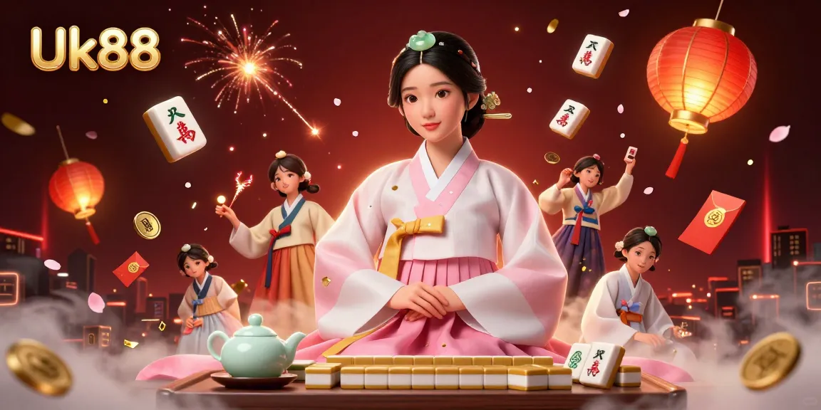 Engage with exceptional luck at Uk88 featuring mahjong and festive visual elements.