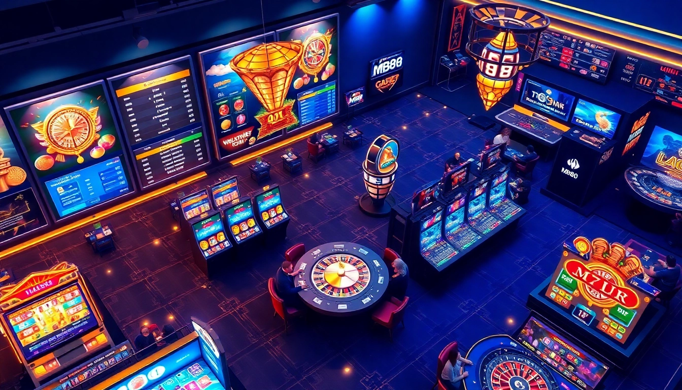 MB88 online gambling platform showcasing diverse games and engaging user interface.