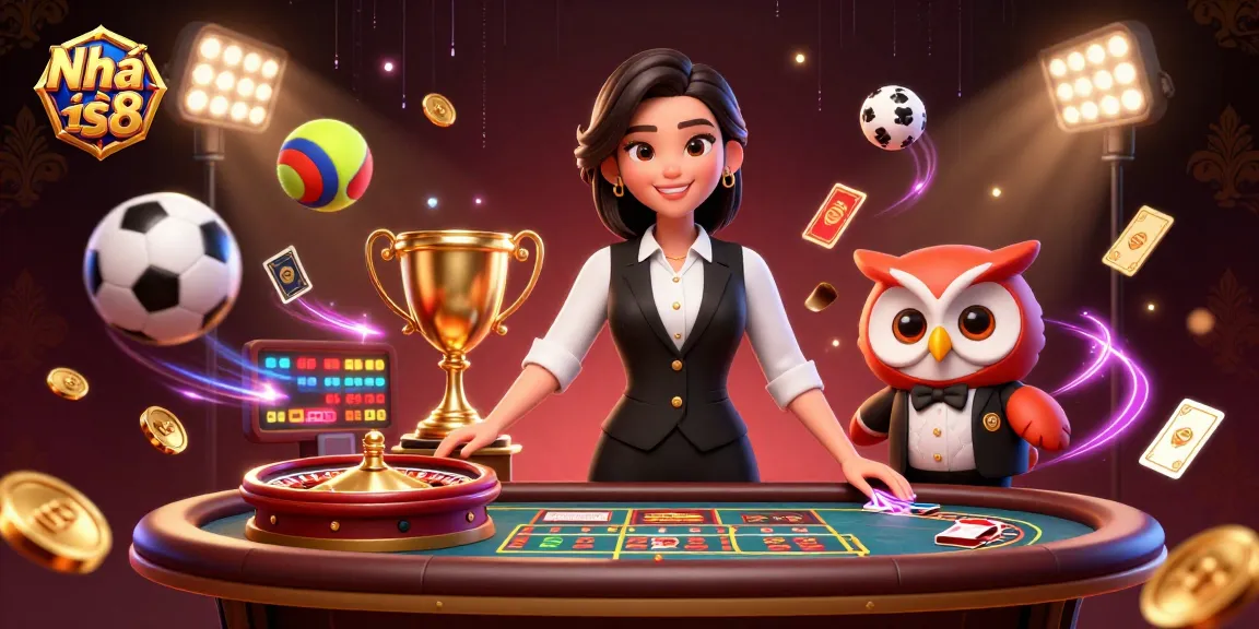 Experience thrilling games at Nhà cái S8 with professional dealers, vibrant casino elements, and dynamic energy.