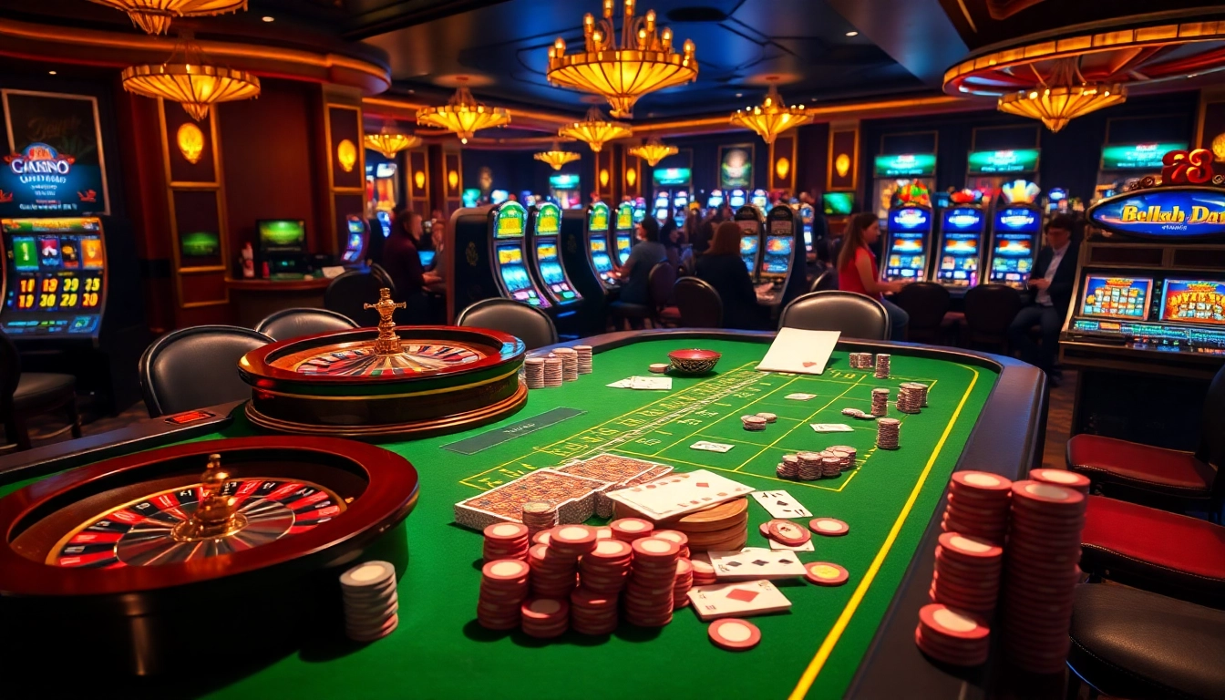 Experience the thrill of TT88 with an engaging casino scene filled with vibrant games.