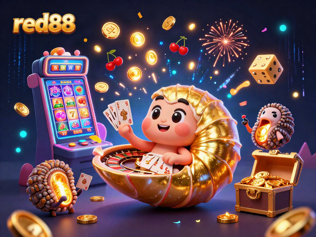 Experience thrilling wins at red88 with a dynamic 3D casino digital art of epic games and jackpots.