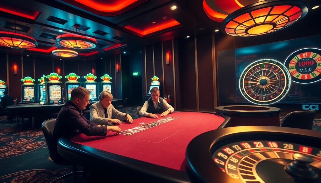 C168 platform engaging players in high-stakes poker at a luxurious casino.