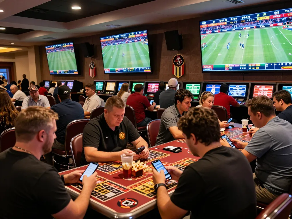 Soi kèo bóng đá hôm nay brings the excitement of real-time sports betting to life in an engaging casino atmosphere.