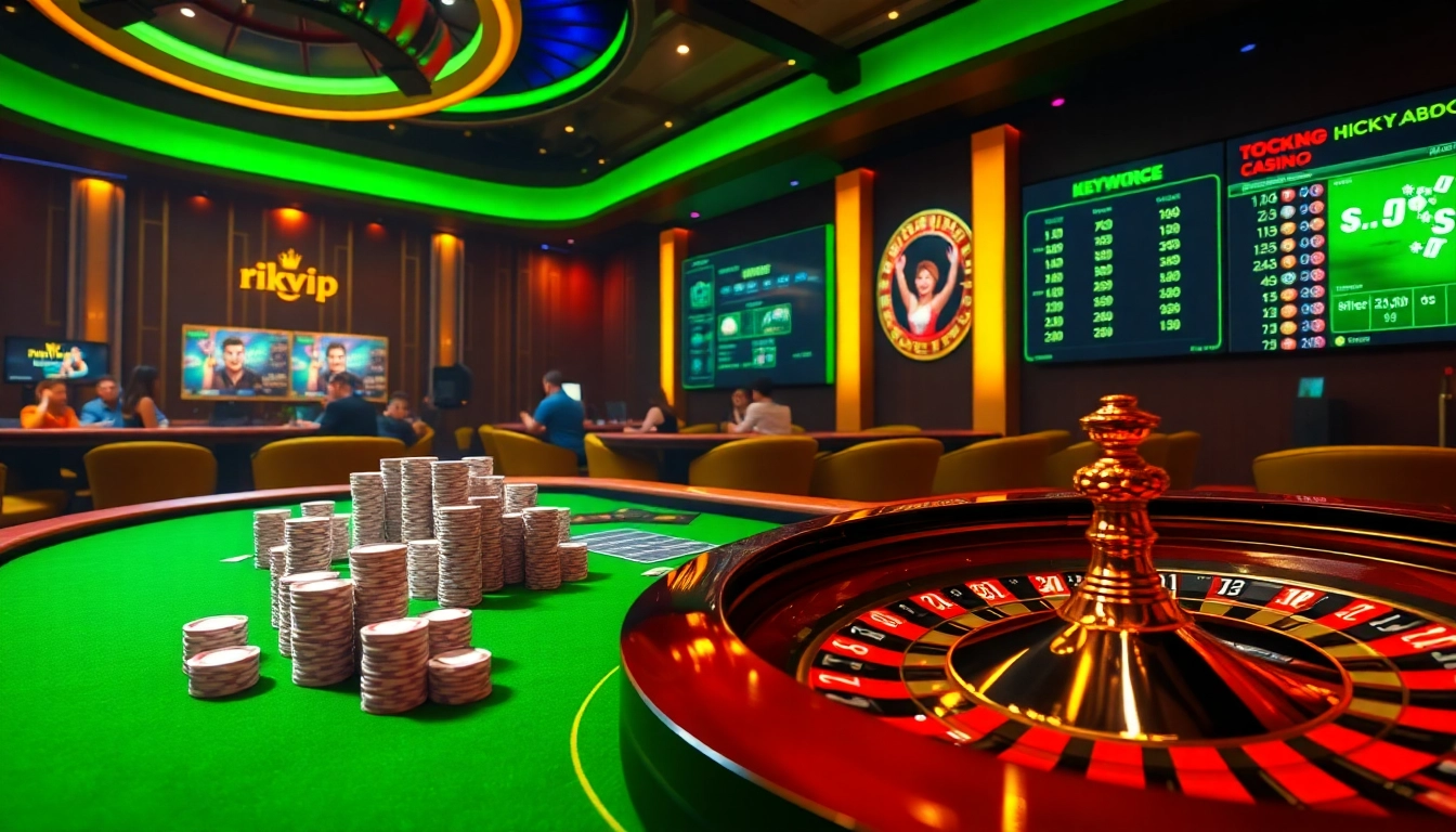 Experience the excitement of rikvip's online casino with vibrant games and betting.