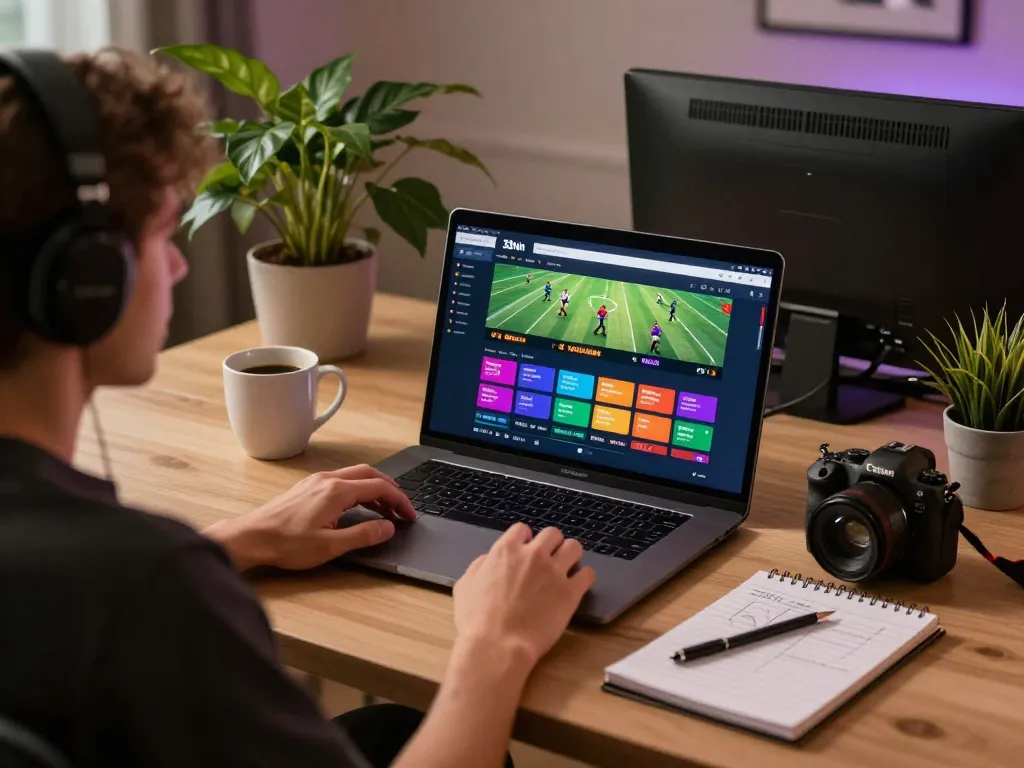 Player engaging with 33win online casino betting options on laptop, showcasing strategic gameplay.