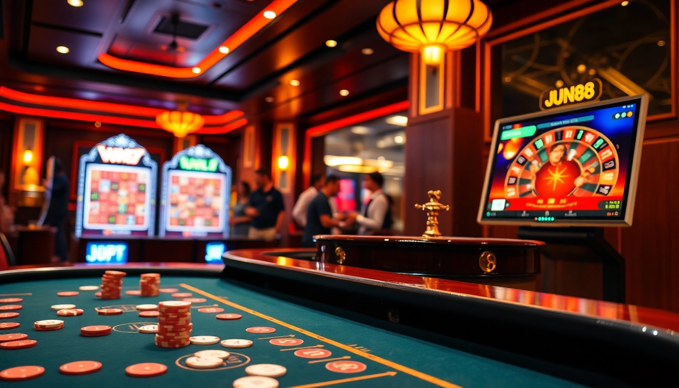 Experience the thrill of gaming at https://jun88.now/ with vibrant tables and exciting players.