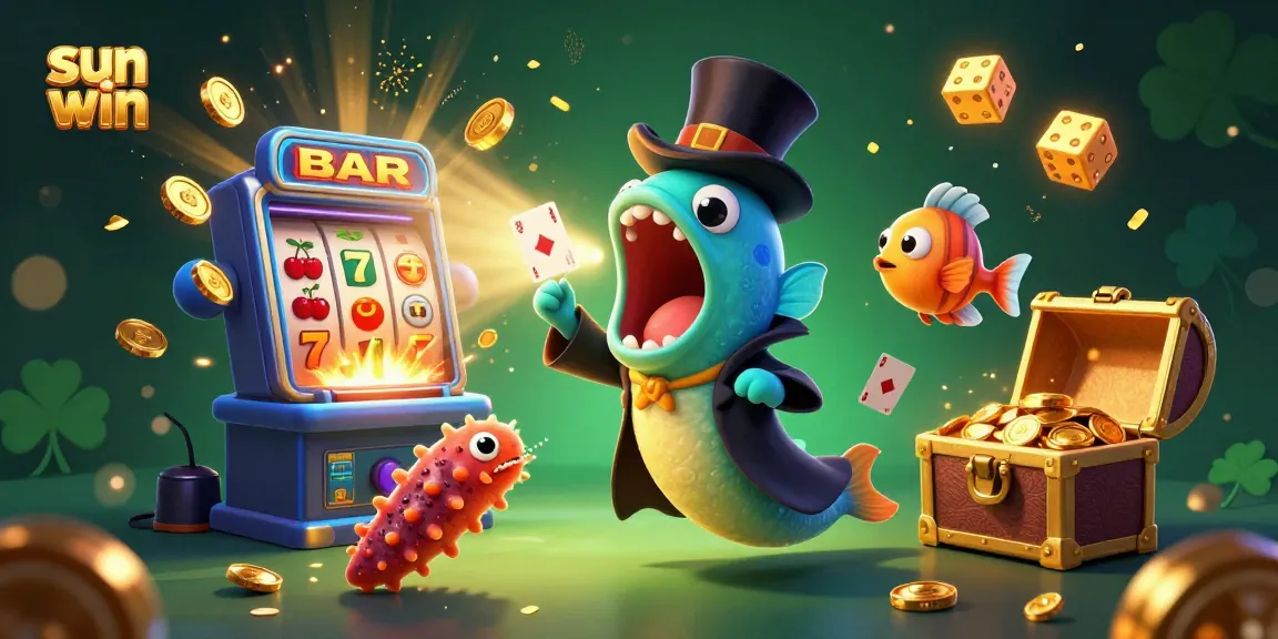 Experience sun win with vibrant gaming fun and dynamic casino illustrations.
