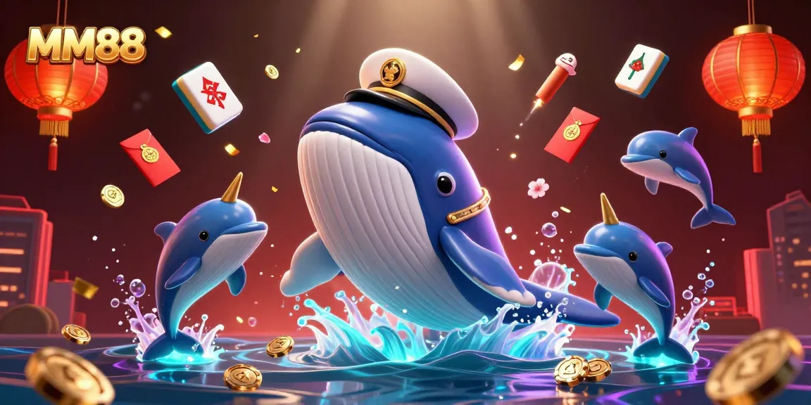 Engage in thrilling MM88 gaming adventures with a vibrant underwater casino scene.