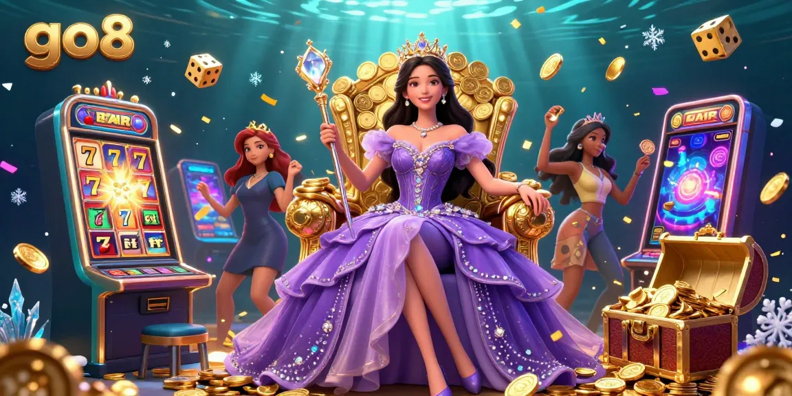 Experience the thrill of go8 with a vibrant illustration of a casino game scene filled with excitement and winning moments.