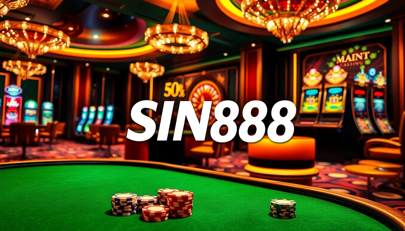 Experience thrilling moments at SIN88 casino with dynamic games and vibrant atmosphere.
