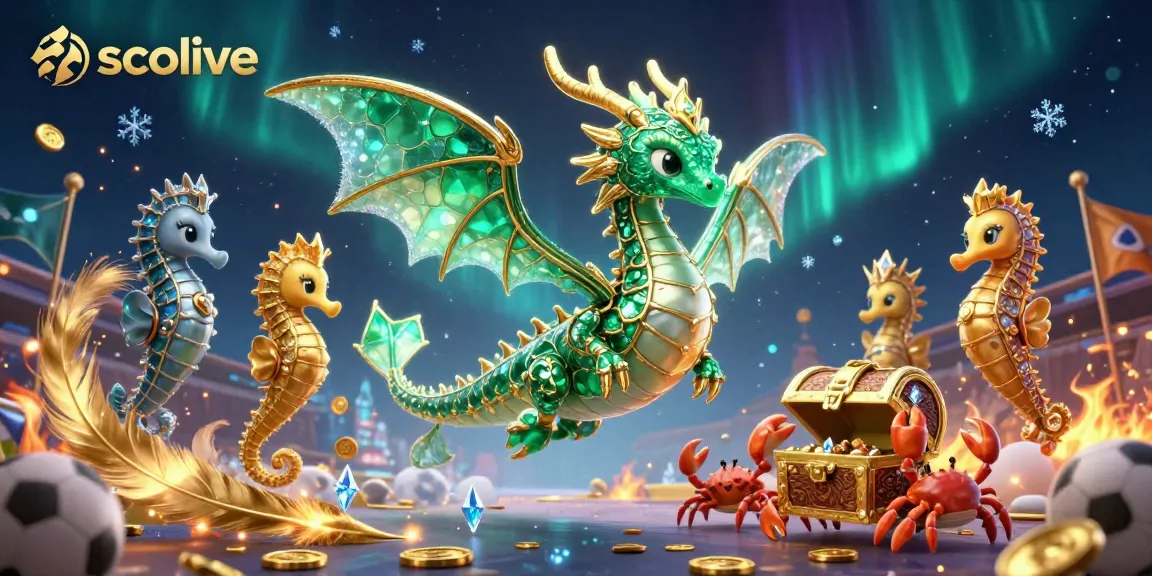 Socolive elevates sports betting with a captivating 3D dragon scene showcasing exhilarating gaming elements.
