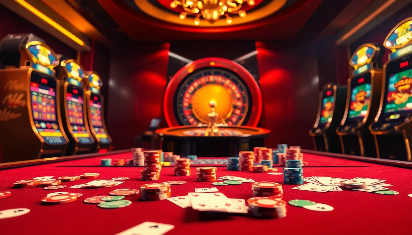 Engaging in a thrilling online gaming experience at https://hz88mie.com/, with vibrant casino elements.