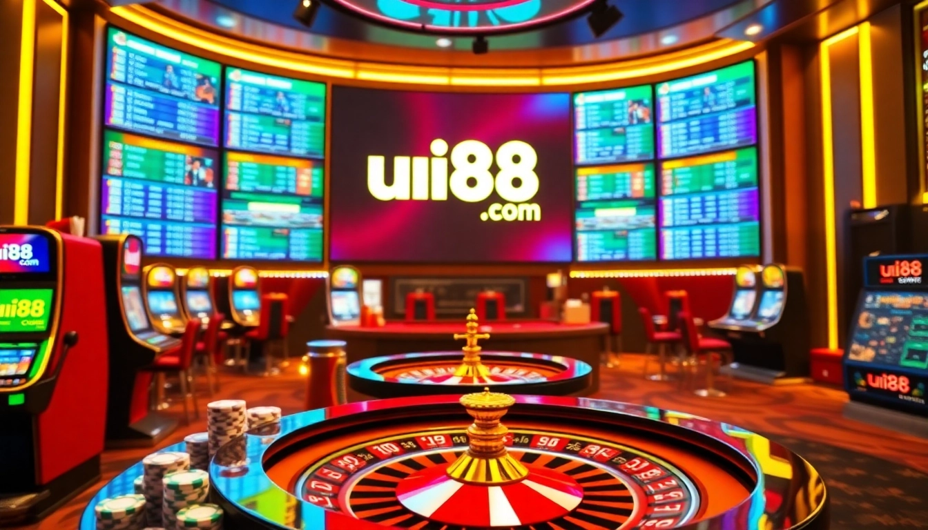 Engaged players enjoying a glamorous experience at uu88 com online casino.