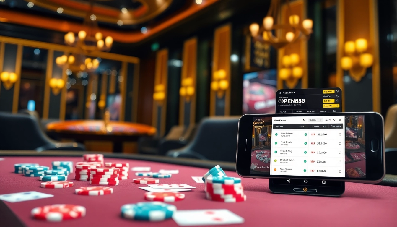 Enjoy thrilling betting action at nhà cái OPEN88 with vibrant chips and a sleek online interface.