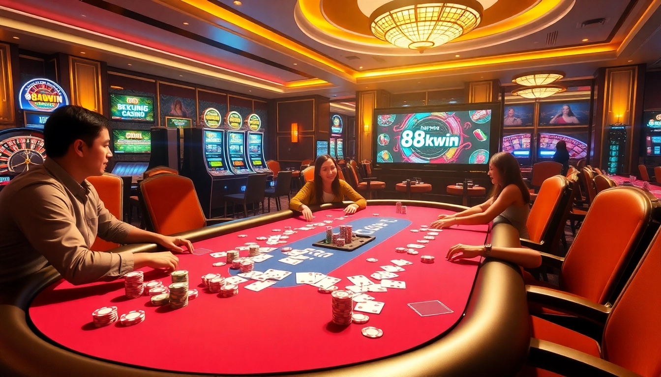Experience thrilling gameplay with poker chips and cards at https://88okwin.com/ casino.