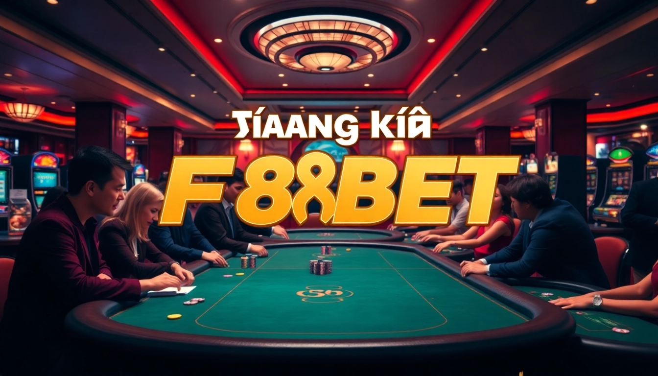 Enjoy an exciting gaming experience while Đăng Ký F8BET at a luxurious casino.