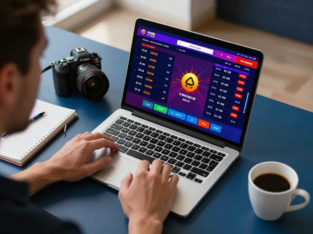 Engaging sbobet online sports betting session showing live odds and strategic analysis.