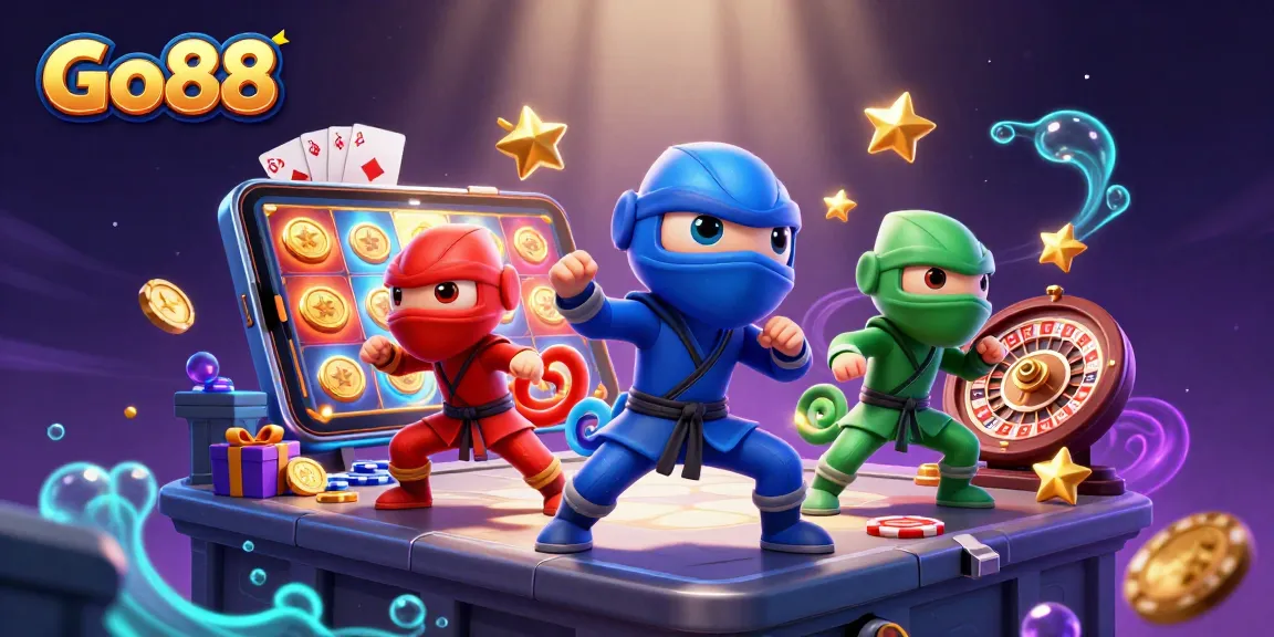 Engage with Go88 through exciting games as ninja chameleons showcase dynamic action-packed gameplay.