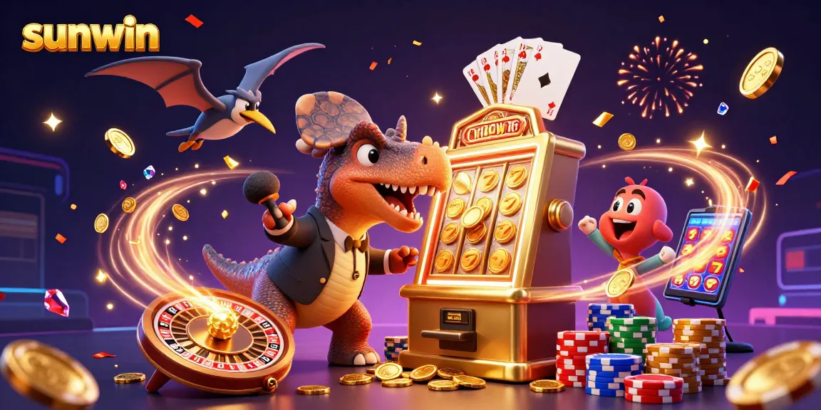 Experience the thrilling gameplay of sunwin with dynamic characters and vivid casino visuals.