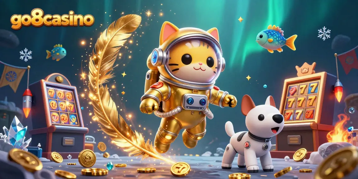 Engage and win at go8casino with dynamic golden slot elements and vibrant characters.