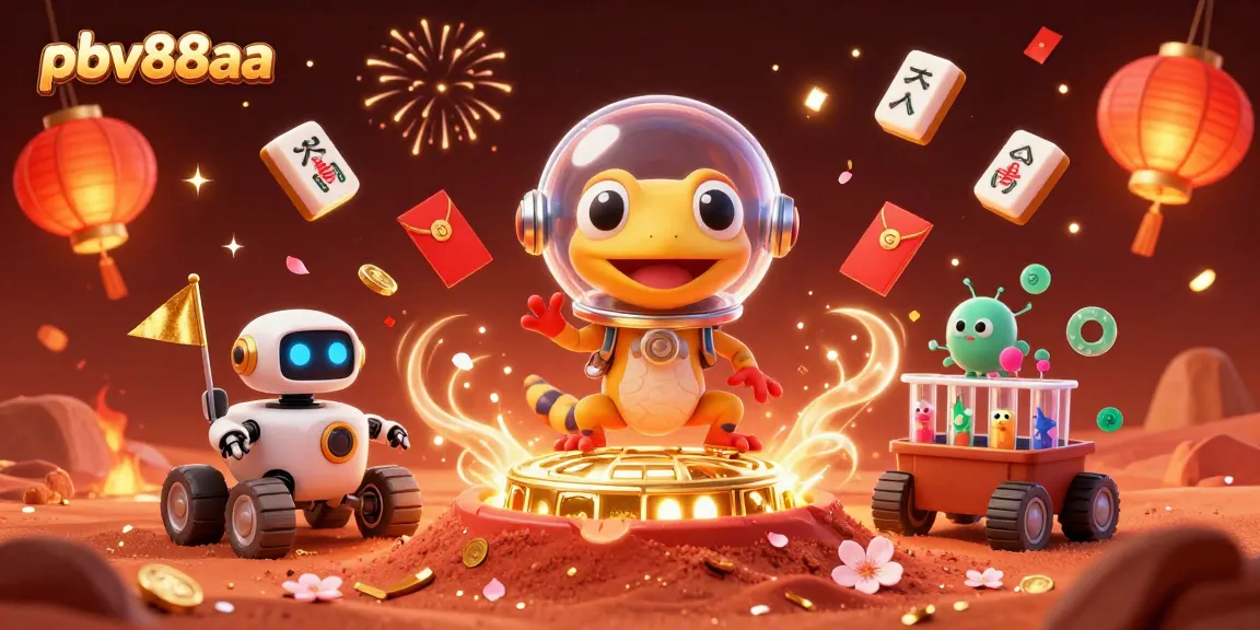 Experience the excitement of pbv88aa with a vibrant casino scene filled with fun elements.