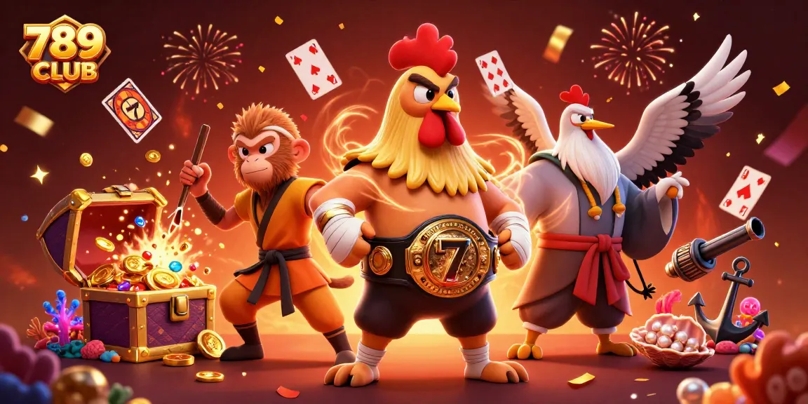 Join the vibrant action at 789 CLUB with thrilling casino games and high-energy characters.