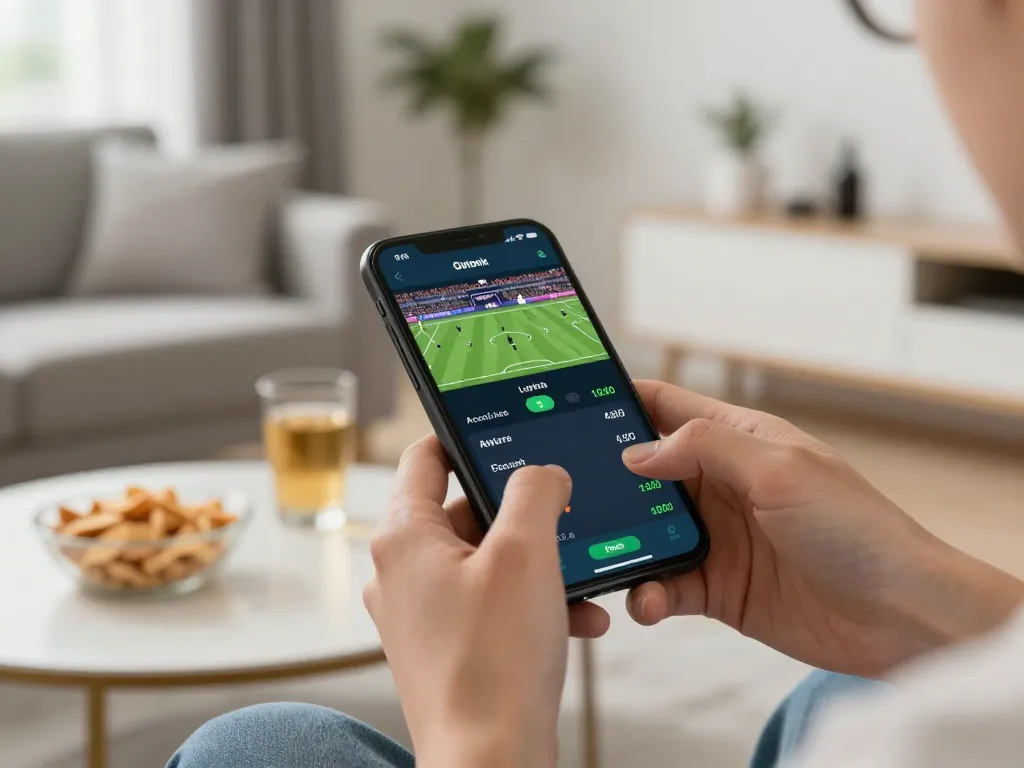 Place bets on live sports matches with 88vvgo on your smartphone in a cozy setting.