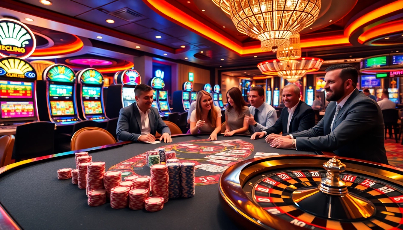 Experience the thrill of gambling with https://32win.style/ at a vibrant casino table filled with excitement.
