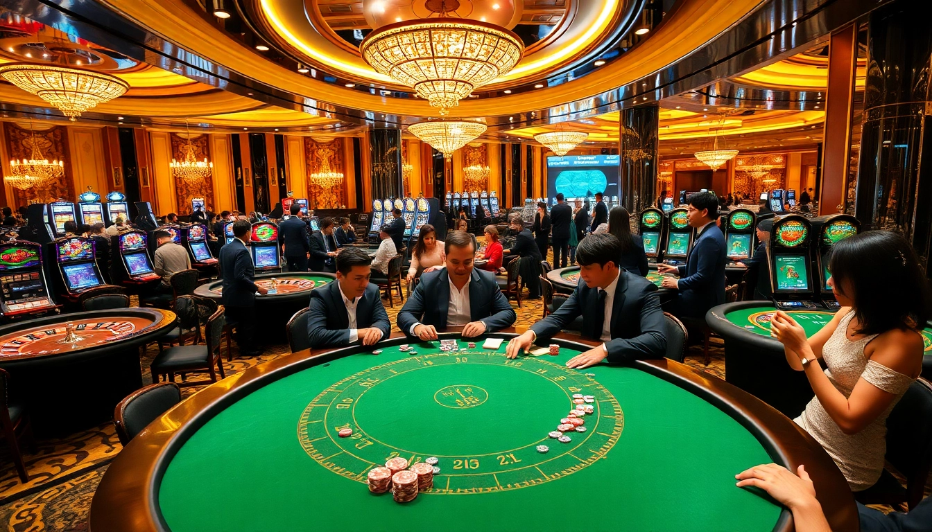 Experience the thrill of thien ha bet with immersive casino gameplay at luxurious tables.