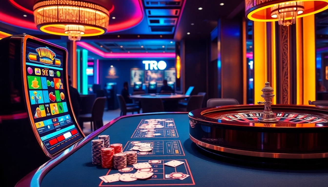 Engaging players enjoy TR 88 gaming action at a vibrant casino table.