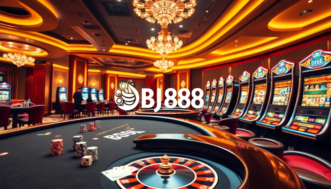 Experience the thrill of BJ88 with vibrant casino games and luxury betting environments.