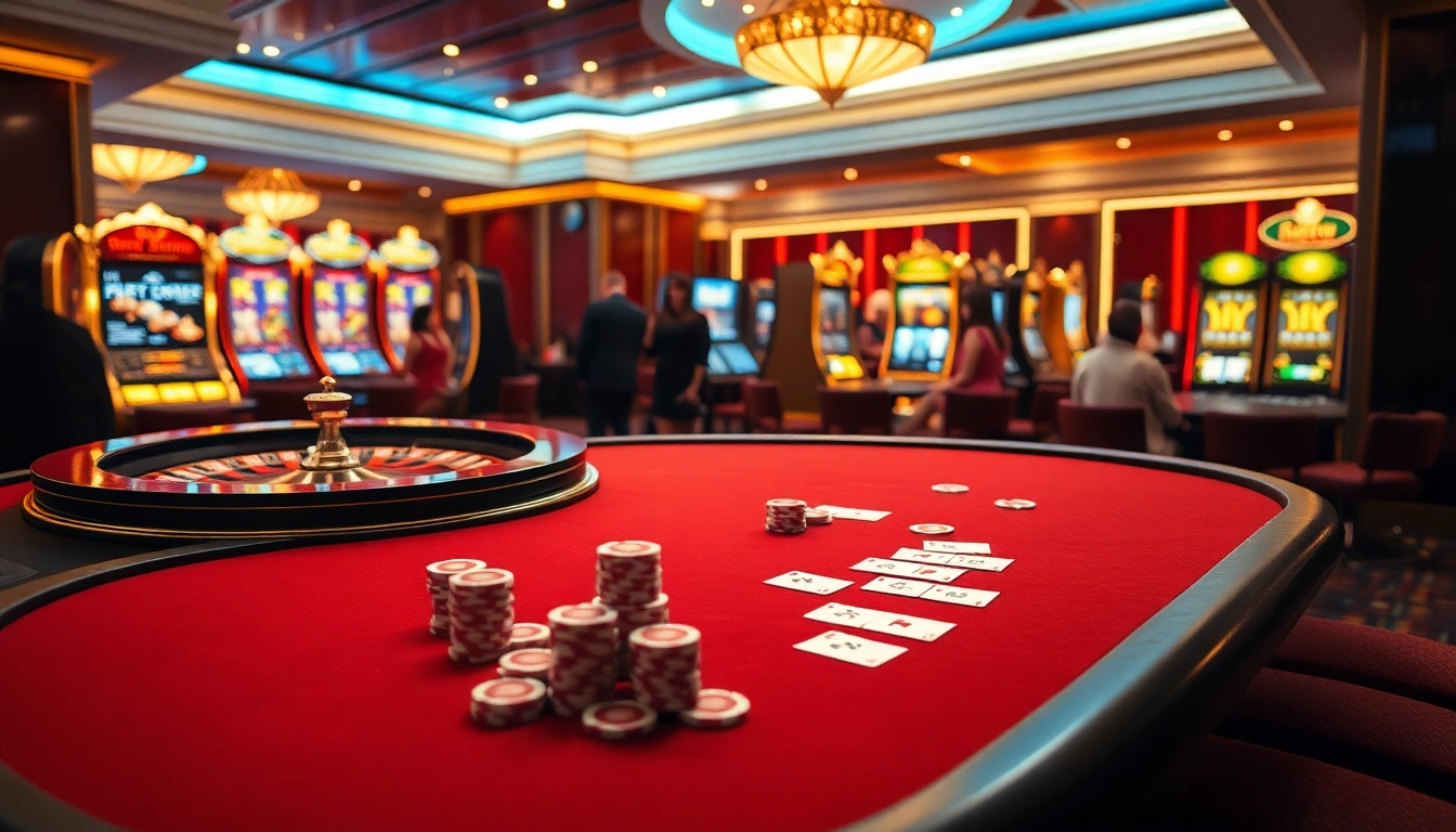 Experience the thrill of high-stakes gaming at https://88aa1.org/ with luxurious poker and roulette tables.