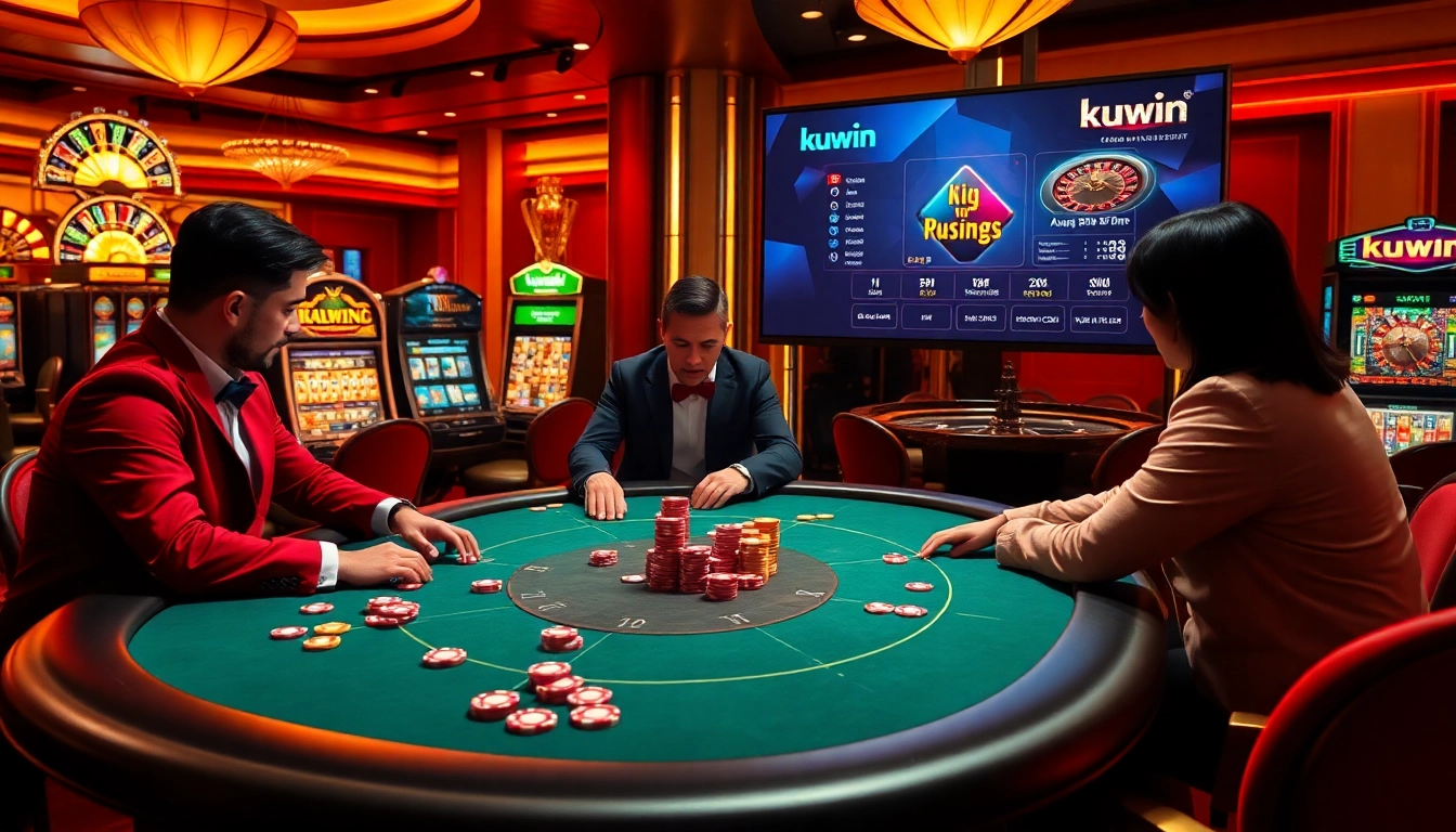 Kuwin offers high-stakes poker with professional players focused on winning strategies.