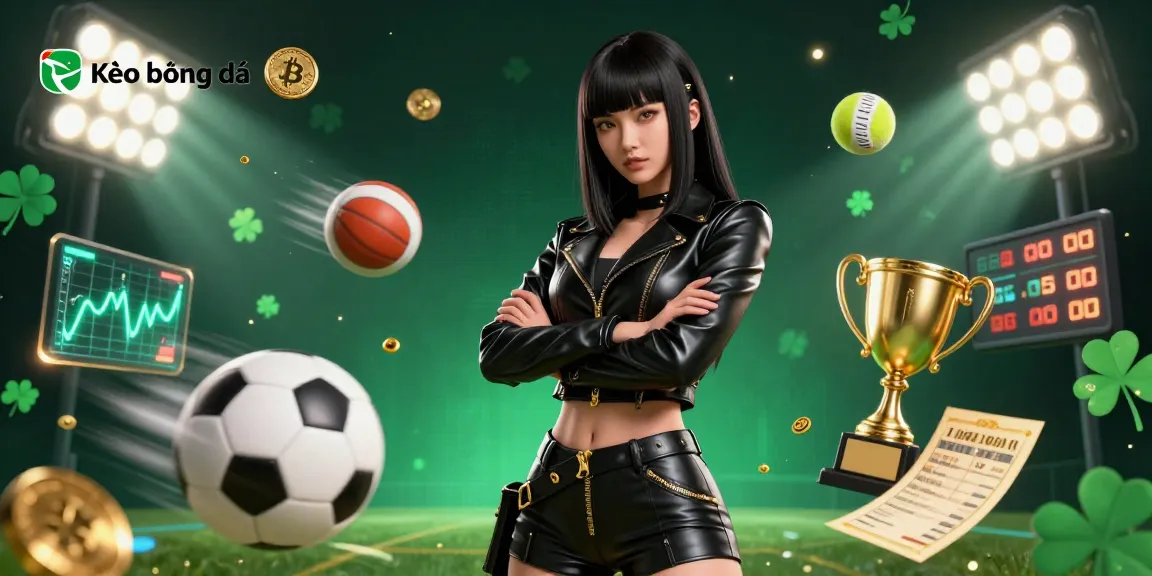 Kèo bóng đá offers exciting betting opportunities with dynamic sports balls and a powerful atmosphere.